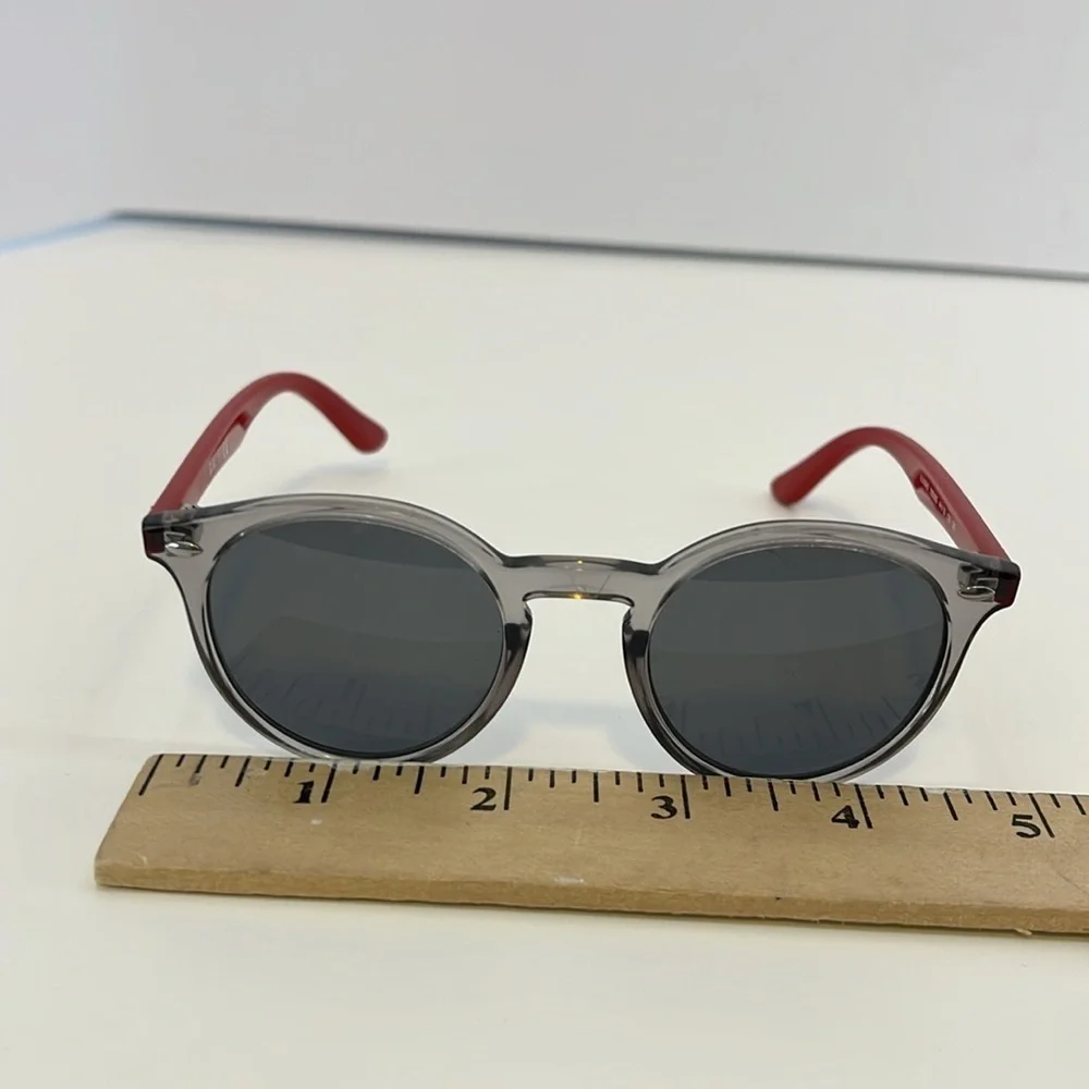 Ray-Ban Jr. RJ9064S Children’s Gray & Red Sunglasses- FRAMES ONLY